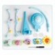 1X (Baby Rattle csecsemőjátékok 0–12 hónapos kiságyra, mobiltelefon csengővel, zenegel M9I4