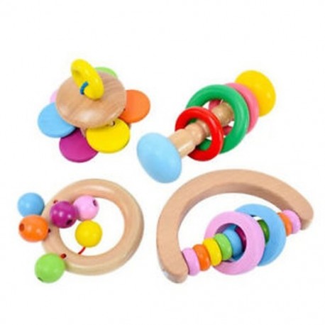 3X (Gyerek baba Suzuki Rattle játék kézi harangú zenei oktató eszköz G1Q0