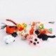 Jollybaby Baby 3D Scene Farm baba ruhával készült könyv Drama Pad Baby Rattle fülével L5J2