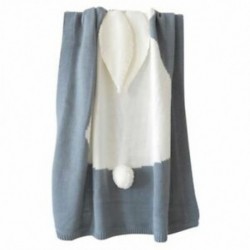 2X (aranyos nyúl újszülött csecsemő Gilr fiú pamut alvó ágynemű takaró D6T2