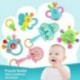 6X (7 baba teether csörgő baba csörgő újszülött 0-1-es oktatási Y9B8