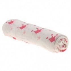 6X (Cotton Lange, újszülött Swaddle Blanket hálózsák, 110 cm x 110 cm - Cro J1V3