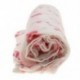 6X (Cotton Lange, újszülött Swaddle Blanket hálózsák, 110 cm x 110 cm - Cro J1V3