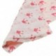 6X (Cotton Lange, újszülött Swaddle Blanket hálózsák, 110 cm x 110 cm - Cro J1V3