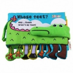 6X (Jollybaby Cloth Books puha újszülött játékok aranyos rajzfilm állati krokodil D4R4