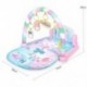 2X (Baby Play Mat Fitness testépítő keret pedállal zongora zenei szőnyeg Blanke U4T2