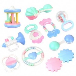 3X (10 PCS-es babajáték kézfogó Jingle remegő csengővel. Szép kézrázó csengő Bell Ri G5L9