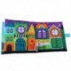 6X (Jollybaby Baby Toys Early Education puha könyv léggömb alakú szövetkönyv I X8A8