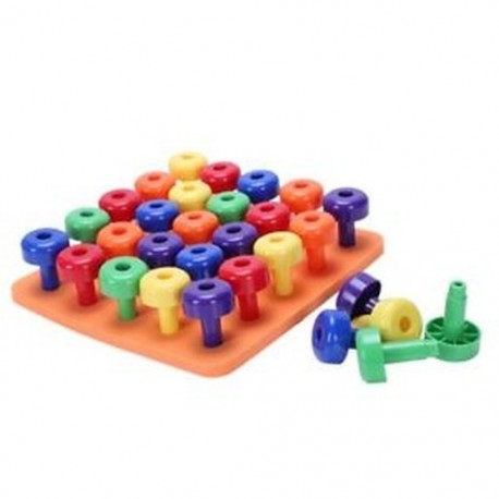 6X (Gyerek puzzle körömlemez gomba köröm Gyerek oktató puzzle K6O3