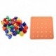 6X (Gyerek puzzle körömlemez gomba köröm Gyerek oktató puzzle K6O3