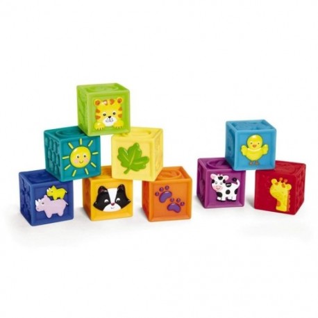 4X (ELP ajándék táska, kézitáska, gyermekek puha gumiblokkjai, baba puha buildingW4T4