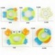 8X (Octopus dobó kör kis polip gyerekekkel játék játék puzzle baba fürdő H6X4