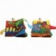 6X (JOLLYBABY 2 Pack Állatok Sztereoszkópos Farok Szövetkönyv Baby Early Learni W8O6