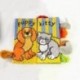 8X (JOLLYBABY 2 Pack Állatok Sztereoszkópos Farok Szövetkönyv Baby Early Learni S6S9