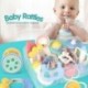 6X (Baby Rattles Teethers Set műanyag rajzfilm Jingle Bell csecsemőjátékok Newbor G2S8