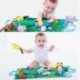 6X (Jollybaby baba 3D jelenet dzsungel baba ruhával és drámai betéttel Baby Rattle H8F9