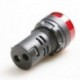 AC 220 V-os piros LED-es jelzőlámpa, egyvilágító lámpa 22mm BT E7J3