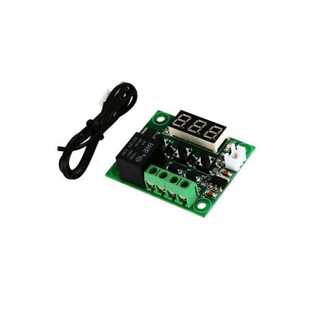 1X (12 V digitális modul piros hőmérsékletű LED vezérlő termosztát vezérlő V5W1