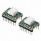 2PCS A4988 Reprap léptetőmotor-illesztőprogram modul hűtőborda DIY-vel 3D Prin F2C8-hoz