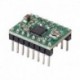 2PCS A4988 Reprap léptetőmotor-illesztőprogram modul hűtőborda DIY-vel 3D Prin F2C8-hoz