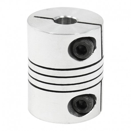 CNC motortengely-összekötő 6,35 - 8 mm rugalmas tengelykapcsoló 6,35 - 8 mm T2Y2