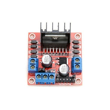 L298N Dual H Bridge DC léptetőmotoros meghajtó vezérlőlap modul az Ardu O2A2-hez