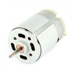 RS380 DC 1.5-18V 30000RPM mikromotor 38x28mm, RC modell játékokhoz, DIY, ezüst V4U4