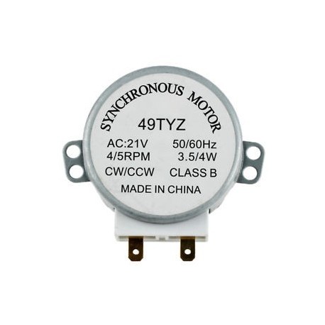 1X (minihullámú sütő lemezjátszó szinkronmotor 3W 5 / 6RPM AC 21V 50 / 60Hz H2N1)