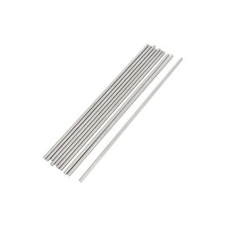 10 db RC repülőgép-modell alkatrész rozsdamentes acélból készült kerek rudak 3 mm x 150 mm BT