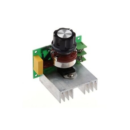 Feszültségszabályozó Feszültségsebesség-szabályozó AC 220V 4000W SCR Dimmer Y7D6