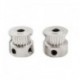 1X (2X GT2 szíjtárcsa 20 fogazott furat 5 mm   GT2 6 mm fogasszíj és 2X tengelycsonk 4X Tens Y8I8