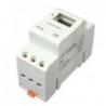 DIN Rail digitális LCD tápellátás programozható időzítő AC 220V 16A időrelé kapcsoló W6G8