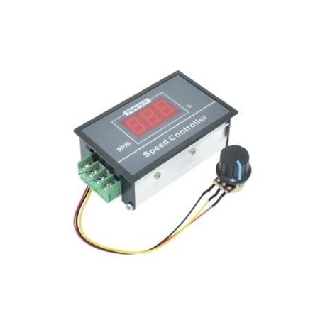 0-100 digitális kijelző fokozatmentes fordulatszám-szabályozással 6V-60V PWM DC motor fordulatszám c A7X5