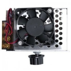 4000 W AC 220 V feszültségszabályozó motor fordulatszám-szabályozó ventilátor termosztát Dimme R8L4