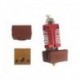 3X (3D nyomtatófűtéses blokk szilikon burkolat Mk7 / Mk8 / Mk9 Hotend For Creality C A1L3
