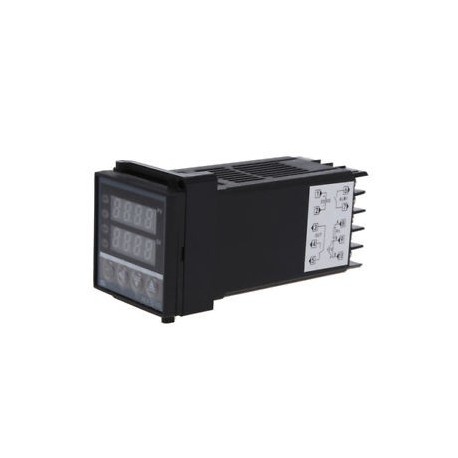 Digitális PID 0–400? Hőmérséklet-vezérlésű kettős LED-es REX-C100 K hőelem X5Q0