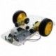 2X (Új 2WD intelligens motoros robot autójármű-alváz dobozkészlet-sebességmérője C2O2-hez
