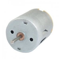 20x (8000RPM 9V 68mA nagy nyomatékú, mágneses hengeres mini DC motor ezüst C B5R5