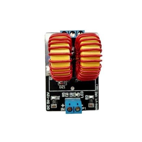 2X (ZVS indukciós fűtési tápegység tesla Jacob létra   fűtőtekercs 5V A0F8