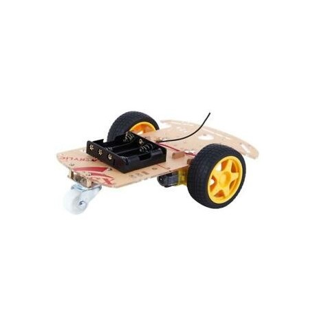 2X (intelligens autókövető motor intelligens robot autó alváz 2WD készlet Ultrahangos HC-S T9C5