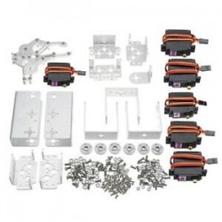 Alumínium 6Dof karos mechanikus robotkaros bilincs karomszerelő készlet W / Servos Ser K2K1