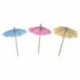 144 Papírtrópusi Hawaii koktél ital Parasol Umbrella U4J4