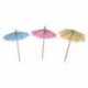 144 Papírtrópusi Hawaii koktél ital Parasol Umbrella E4V9