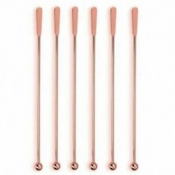 Rozsdamentes acél kávé italkeverők Keverjük össze a koktélitalit Swizzle Stick, W4T5