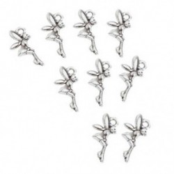 30 X tibeti ezüst angyal tündér ékszer medál nyaklánc karkötő HOT DIY W4W6