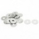 Fém alátét 6mm x 18mm x 1mm 30 db ezüst tónusú G3K3