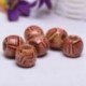 100 db fa gyöngyök gömbgyöngyök távtartó távtartó gyöngyök Ékszerek DIY Crafting C1M5