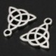 50 db ajándék ezüst tónusú kelta csomós bundák medálok 15x17mm C5B5