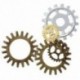2X (50g mechanikus sebességváltó steampunk retro DIY kézzel készített ötvözött ékszerek, kiegészítők W5Y1