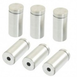 a12111500ux0004 Keret nélküli üvegszorító bilincs hardver, 19 mm x 40 mm, 6 darabos K4N4